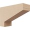 Ekena Millwork 2"W x 6"D x 4"H Classic Clemmons Rough Cedar Woodgrain TimberThane Corbel, Primed Tan CORUR02X06X04CLERCPR - alternate 1